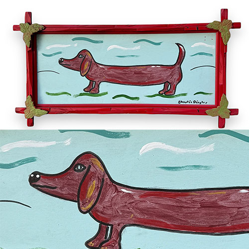 Charlie Dingler 26x13 Weiner Dog WP4816